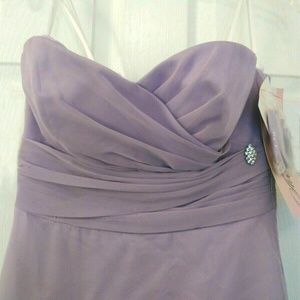 NEW MORI LEE BRIDESMAID DRESS LILAC PURPLE WOMEN 8